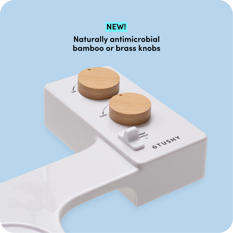 TUSHY Spa 3.0 Premium Bidet Attachment, Dual Temp Cold & Warm Water, Self Cleaning, Adjustable Pressure Nozzle & Angle Control