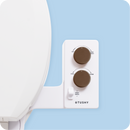 TUSHY Spa 3.0 Premium Bidet Attachment, Dual Temp Cold & Warm Water, Self Cleaning, Adjustable Pressure Nozzle & Angle Control