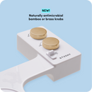 TUSHY Spa 3.0 Premium Bidet Attachment, Dual Temp Cold & Warm Water, Self Cleaning, Adjustable Pressure Nozzle & Angle Control