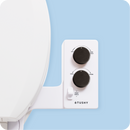 TUSHY Spa 3.0 Premium Bidet Attachment, Dual Temp Cold & Warm Water, Self Cleaning, Adjustable Pressure Nozzle & Angle Control