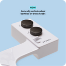 TUSHY Spa 3.0 Premium Bidet Attachment, Dual Temp Cold & Warm Water, Self Cleaning, Adjustable Pressure Nozzle & Angle Control