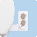 TUSHY Spa 3.0 Premium Bidet Attachment, Dual Temp Cold & Warm Water, Self Cleaning, Adjustable Pressure Nozzle & Angle Control