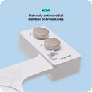 TUSHY Spa 3.0 Premium Bidet Attachment, Dual Temp Cold & Warm Water, Self Cleaning, Adjustable Pressure Nozzle & Angle Control