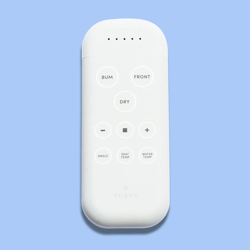 TUSHY Ace Electric Bidet and Heated Seat, Self Cleaning Nozzle Air Drier & Remote Control