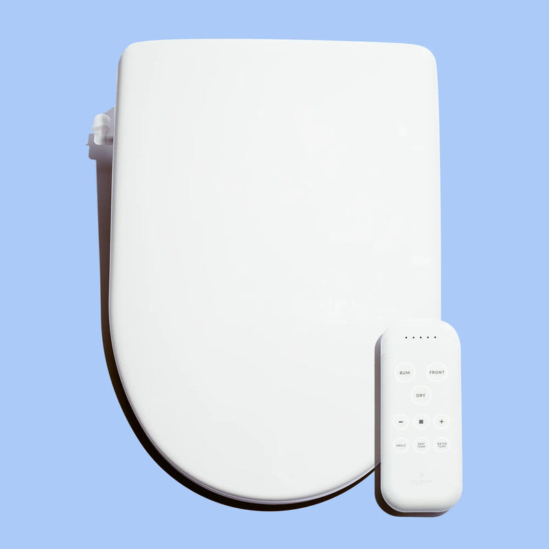 TUSHY Ace Electric Bidet and Heated Seat, Self Cleaning Nozzle Air Drier & Remote Control