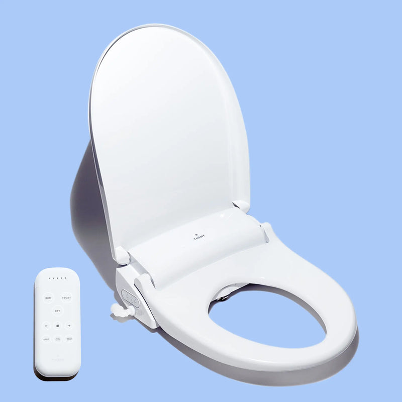 TUSHY Ace Electric Bidet and Heated Seat, Self Cleaning Nozzle Air Drier & Remote Control