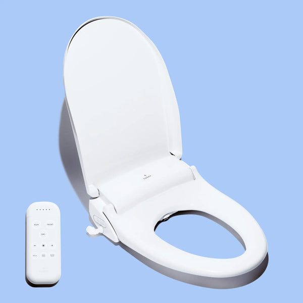 TUSHY Ace Electric Bidet and Heated Seat, Self Cleaning Nozzle Air Drier & Remote Control