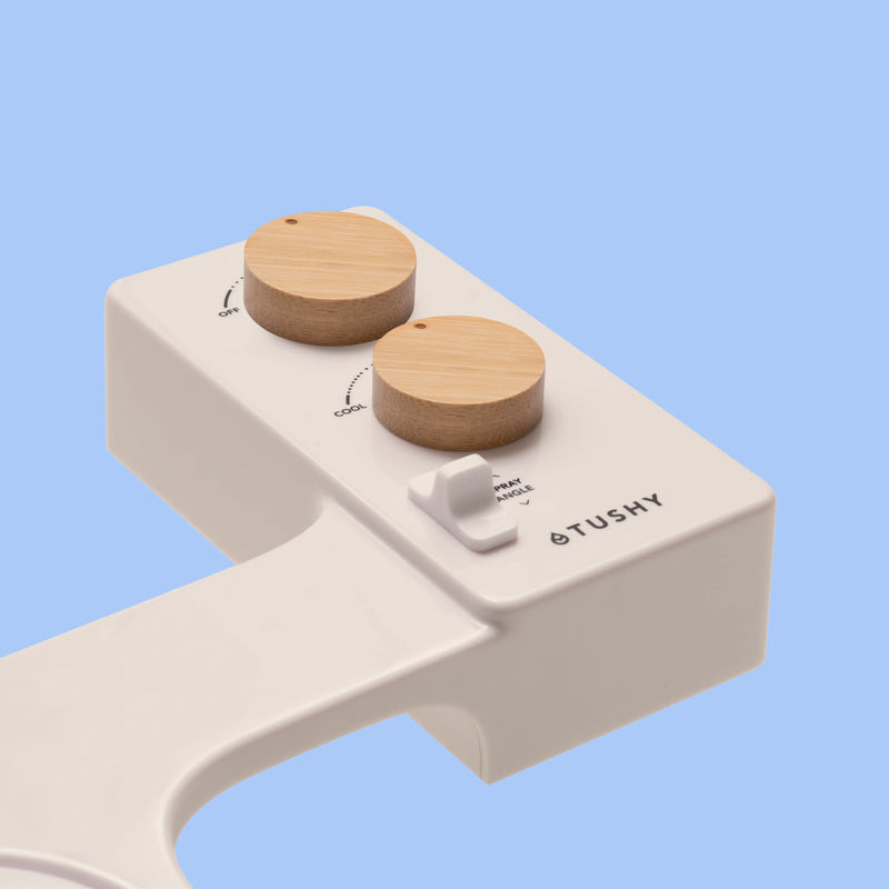 TUSHY Spa 3.0 Premium Bidet Attachment, Dual Temp Cold & Warm Water, Self Cleaning, Adjustable Pressure Nozzle & Angle Control