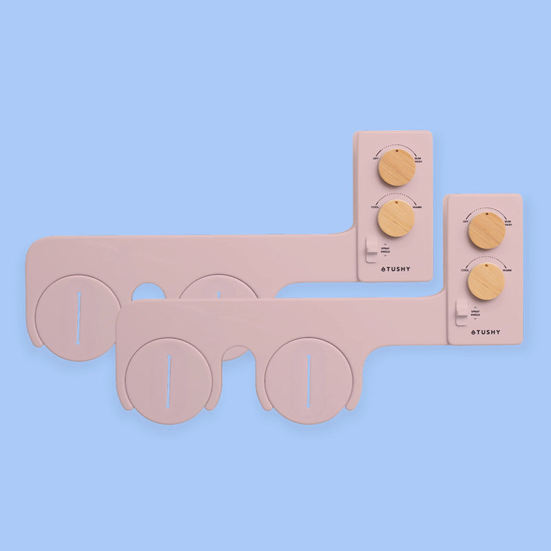 TUSHY Spa 3.0 Premium Bidet Attachment, Dual Temp Cold & Warm Water, Self Cleaning, Adjustable Pressure Nozzle & Angle Control