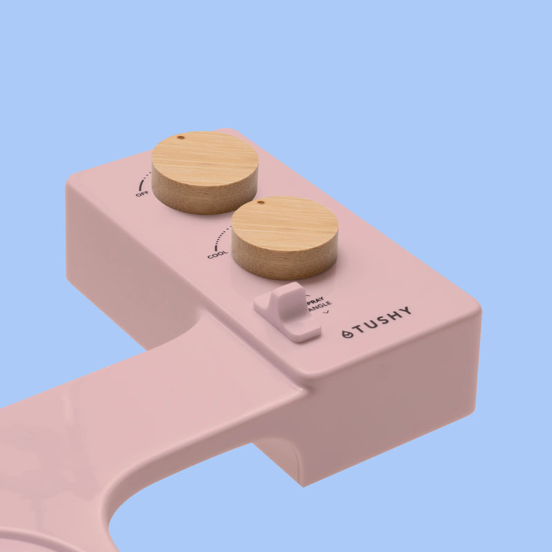 TUSHY Spa 3.0 Premium Bidet Attachment, Dual Temp Cold & Warm Water, Self Cleaning, Adjustable Pressure Nozzle & Angle Control