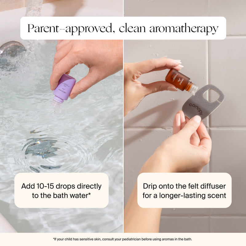 Canopy Baby Bathtub Filter with Color Changing Temperature Indicator and Protective Spout Cover