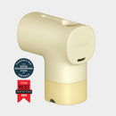 Canopy Bathtub Filter with Color Changing Temperature Indicator and Protective Spout Cover