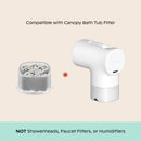 Canopy Bath Tub Water Filter Cartridge Reduce Chlorine and Harmful Substances (CAN-FLT-TUB)