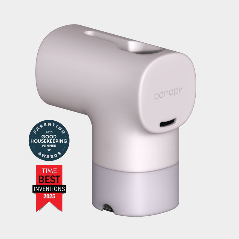 Canopy Bathtub Filter with Color Changing Temperature Indicator and Protective Spout Cover