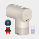 Canopy Baby Bathtub Filter with Color Changing Temperature Indicator and Protective Spout Cover