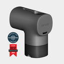 Canopy Bath Tub Filter with Color Changing Temperature Indicator and Protective Spout Cover