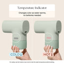 Canopy Bath Tub Filter with Color Changing Temperature Indicator and Protective Spout Cover