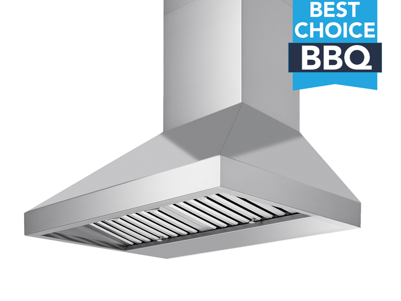 Victory Twister BBQ 42-Inch 1200 CFM Outdoor Wall Mounted Range Hood in Stainless Steel (Twister-BBQ-42)