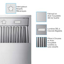 Victory Twister BBQ 48-Inch 1200 CFM Wall Mount Outdoor Range Hood for BBQ (Twister-BBQ-48)