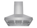 Victory Twister MAX 36-Inch 1200 CFM  Island Range Hood in Stainless Steel (Twister-MAX-Island-36)