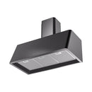 ILVE Nostalgie II 36-Inch 600 CFM Wall Mounted Range Hood in Glossy Black (UAG36BK)