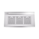 ILVE Professional Plus II 48-Inch 600 CFM Wall Mount Ducted Range Hood in Stainless Steel (UAGQ48SS)