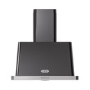 ILVE Majestic II 30-Inch 600 CFM Wall Mount Range Hood in Glossy Black (UAM76BK)