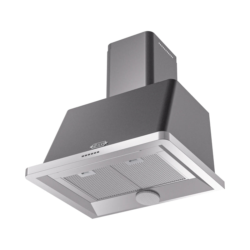 ILVE Majestic II 30-Inch 600 CFM Wall Mount Range Hood in Graphite Matte (UAM76MG)