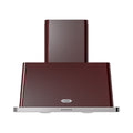 ILVE Majestic 36-Inch 600 CFM Wall Mount Range Hood in Burgundy (UAM90BU)