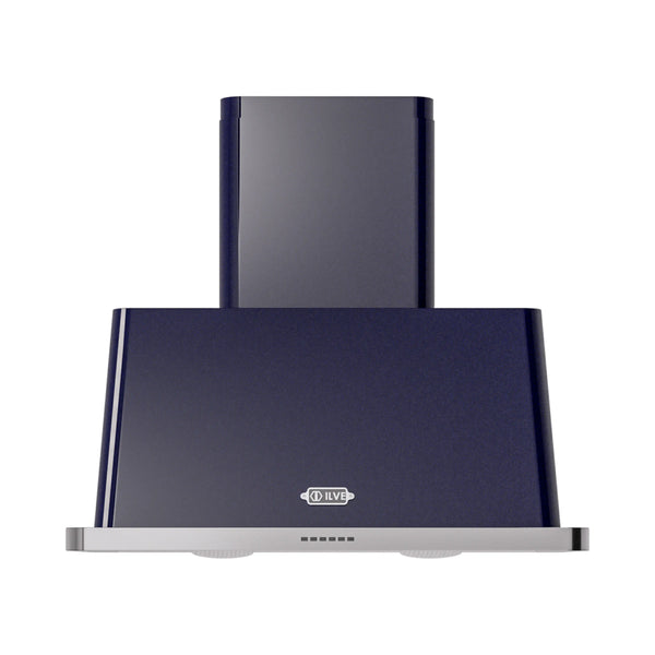 ILVE Majestic II 36-Inch 600 CFM Wall Mount Range Hood in Midnight Blue (UAM90MB)