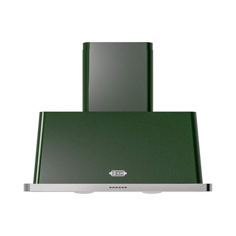 ILVE Majestic II 40-Inch 600 CFM Wall Mount Range Hood in Emerald Green (UAM100EG)