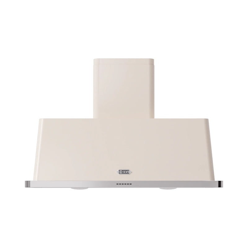 ILVE Majestic II 48-Inch 850 CFM Wall Mount Range Hood in Antique White (UAM120AW)