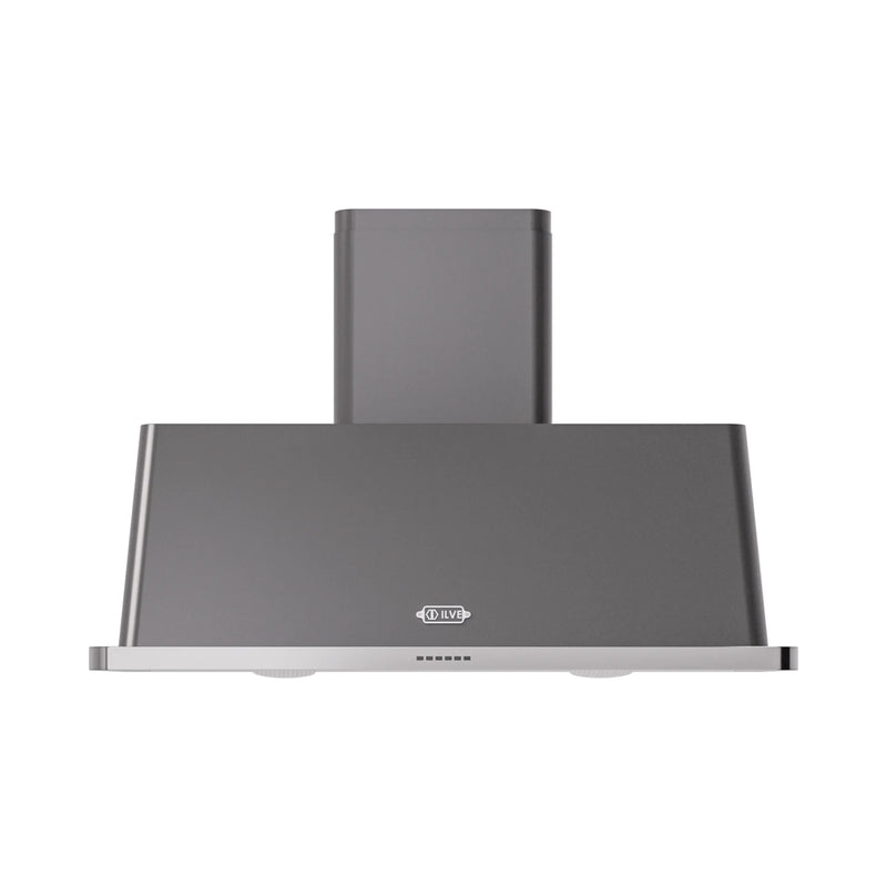 ILVE Majestic II 48-Inch 850 CFM Wall Mount Range Hood in Graphite Matte (UAM120MG)