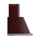 ILVE Majestic II 60-Inch 850 CFM Wall Mount Range Hood in Burgundy (UAM150BU)