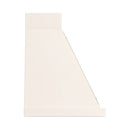 ILVE Nostalgie II 30-Inch 600 CFM Wall Mounted Range Hood in Antique White with Brass Trim (UANB30AWG)