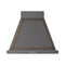 ILVE Nostalgie II 30-Inch 600 CFM Wall Mounted Range Hood in Graphite Matte with Bronze Trim (UANB30MGB)