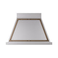 ILVE Nostalgie II 36-Inch 600 CFM Wall Mounted Range Hood in Stainless Steel with Burnished Bronze Trim (UANB36SSB)