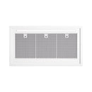 ILVE Nostalgie II 36-Inch 600 CFM Wall Mounted Range Hood in White with Chrome Trim (UANB36WHC)