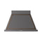 ILVE Nostalgie II 40-Inch 600 CFM Wall Mounted Range Hood in Graphite Matte with Bronze Trim (UANB40MGB)