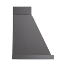 ILVE Nostalgie II 40-Inch 600 CFM Wall Mounted Range Hood in Graphite Matte with Bronze Trim (UANB40MGB)