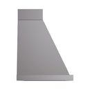 ILVE Nostalgie II 40-Inch 600 CFM Wall Mounted Range Hood in Graphite Matte with Chrome Trim (UANB40MGC)