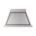 ILVE Nostalgie II 40-Inch 600 CFM Wall Mounted Range Hood in Stainless Steel with Burnished Bronze Trim (UANB40SSB)