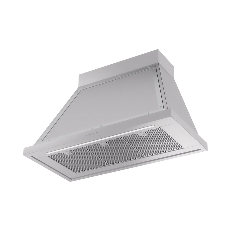 ILVE Nostalgie II 40-Inch 600 CFM Wall Mounted Range Hood in Stainless Steel with Chrome Trim (UANB40SSC)