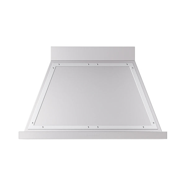 ILVE Nostalgie II 40-Inch 600 CFM Wall Mounted Range Hood in Stainless Steel with Chrome Trim (UANB40SSC)