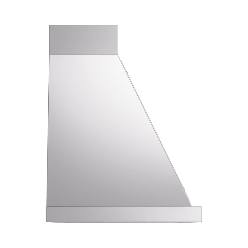 ILVE Nostalgie II 40-Inch 600 CFM Wall Mounted Range Hood in Stainless Steel with Chrome Trim (UANB40SSC)