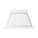 ILVE Nostalgie II 40-Inch 600 CFM Wall Mounted Range Hood in White with Chrome Trim (UANB40WHC)