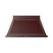 ILVE Nostalgie II 48-Inch 600 CFM Wall Mounted Range Hood in Burgundy with Bronze Trim (UANB48BUB)