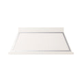 ILVE Nostalgie II 60-Inch 600 CFM Wall Mounted Range Hood in Antique White with Chrome Trim (UANB60AWC)