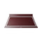 ILVE Nostalgie II 60-Inch 600 CFM Wall Mounted Range Hood in Burgundy with Chrome Trim (UANB60BUC)