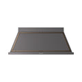 ILVE Nostalgie II 60-Inch 600 CFM Wall Mounted Range Hood in Graphite Matte with Burnished Bronze Trim (UANB60MGB)